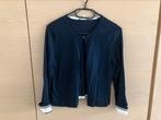Donkerblauwe gilet met witte boord - Street One - 34, Ophalen of Verzenden, Zo goed als nieuw