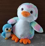 twee knuffels pinguin, Ophalen of Verzenden, Zo goed als nieuw, Overige typen