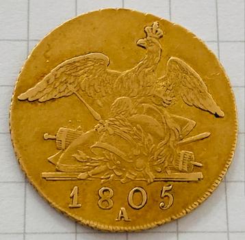 Gouden Thaler 1805-A , Koninkrijk Pruisen beschikbaar voor biedingen