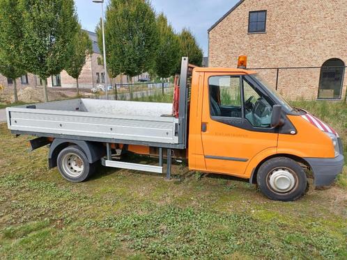 Ford Transit open laadbak met hydraulische laadkraan, Auto's, Bestelwagens en Lichte vracht, Particulier, ABS, Centrale vergrendeling