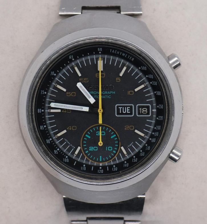 Seiko 6139-7100 "Darth Vader" / "Helmet", Handtassen en Accessoires, Overige Accessoires, Gebruikt, Ophalen of Verzenden