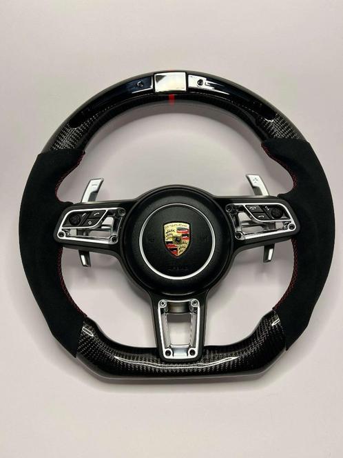 Porsche Sport Design stuurwiel — Carbon & Led, Auto-onderdelen, Besturing, Porsche, Ophalen of Verzenden