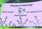 Élagage abattage parcs et jardins !, Ophalen of Verzenden