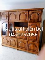 Wandkast, Huis en Inrichting, Ophalen, Gebruikt, Met deur(en), Eikenhout