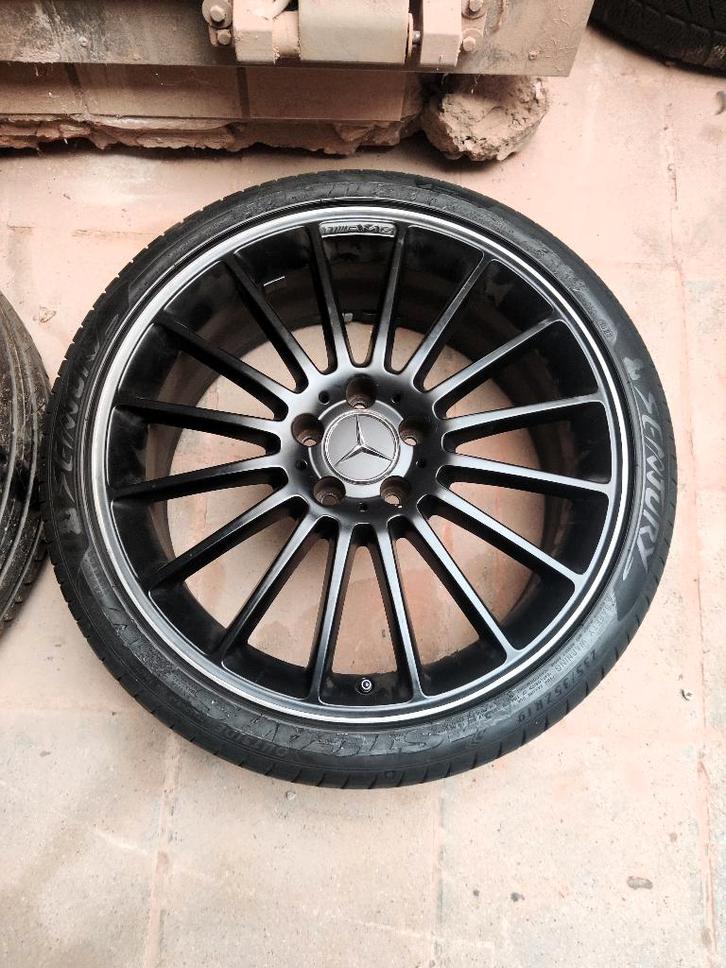 Originele C63 W204 - 19 inch - multispoke velgen, Auto-onderdelen, Banden en Velgen, Banden en Velgen, Zomerbanden, 19 inch, 255 mm