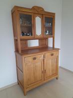 vitrinekast, Huis en Inrichting, Kasten | Vitrinekasten, Ophalen, Gebruikt, 100 tot 150 cm, Eikenhout