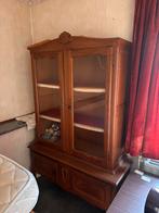 landelijke, brocante Queen Ann vitrinekast., Huis en Inrichting, Ophalen, Zo goed als nieuw