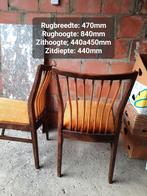 Vintage spijlenstoel 2stuks, Huis en Inrichting, Stoelen, Ophalen, Hout, Gebruikt, Twee