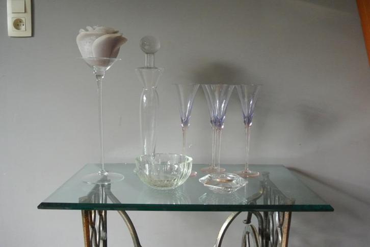 Set kristal, Antiek en Kunst, Antiek | Glaswerk en Kristal, Ophalen of Verzenden