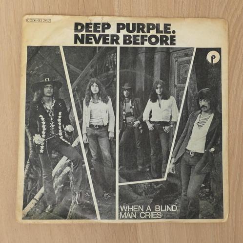 7"  Deep Purple ‎– Never Before, Cd's en Dvd's, Vinyl Singles, Gebruikt, Single, Rock en Metal, 7 inch, Ophalen of Verzenden