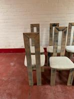 Vintage  stoelen 6 stuks, Huis en Inrichting, Stoelen, Ophalen, Gebruikt, Hout