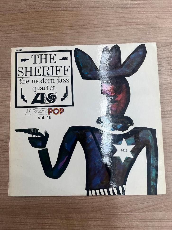 THE MODERN JAZZ QUARTET - THE SHERIFF, Cd's en Dvd's, Vinyl | Jazz en Blues, Gebruikt, Jazz, 1960 tot 1980, Ophalen of Verzenden