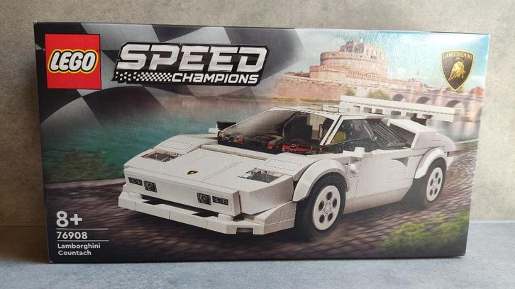 lego speed champions 76908 lamborghini countach, Kinderen en Baby's, Speelgoed | Duplo en Lego, Nieuw, Lego, Complete set, Ophalen of Verzenden
