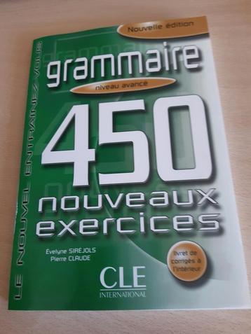 Grammaire 450 nouveaux exercices. Niveau avancé, Neuf, Evelyne Siréjols, Pierre Claude, Enlèvement ou Envoi, Français
