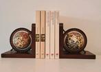 Globe - Retro- houten boekensteunen, Antiek en Kunst, Ophalen of Verzenden