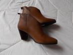 Paire de bottillons bruns en cuir., Kleding | Dames, Schoenen, Ophalen, Bruin, La redoute, Lage of Enkellaarzen