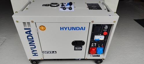 Hyundai DPX 9.6 stroomgroep, Bricolage & Construction, Générateurs, Neuf, Autres types, 5 à 10 kVA, Enlèvement