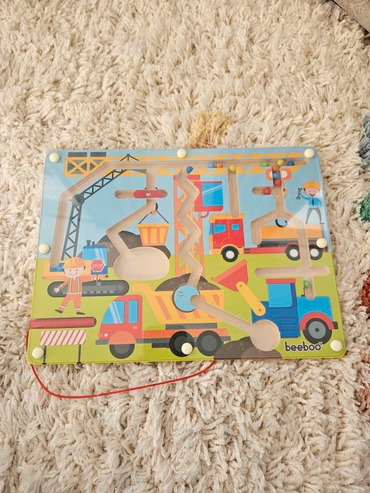 Houten magnetisch bord, Kinderen en Baby's, Speelgoed | Houten speelgoed, Zo goed als nieuw, Ophalen