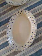 Boch " Double pois " Plat ovale + 1 Saucière Bon État, Antiek en Kunst, Ophalen of Verzenden