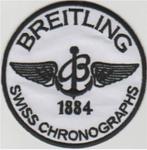 Breitling stoffen opstrijk patch embleem #2, Collections, Marques & Objets publicitaires, Envoi, Neuf