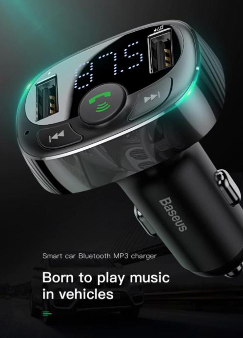 FM-zender Bluetooth-carkit LCD-mp3-speler, Auto diversen, Auto-accessoires, Nieuw, Ophalen of Verzenden