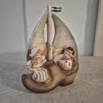 Vintage beeldje, kinderen in klomp Jema Holland, Ophalen of Verzenden