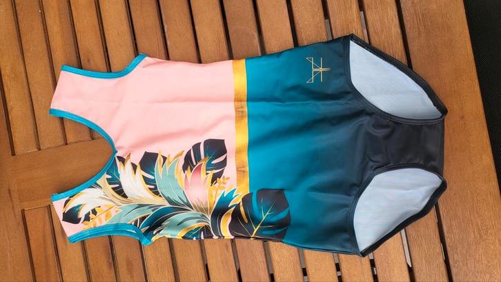 NOUVEAU Justaucorps flyingfox 4Y-12Y, Sport en Fitness, Turnen, Nieuw, Turnpak(je), Blauw, Ophalen of Verzenden