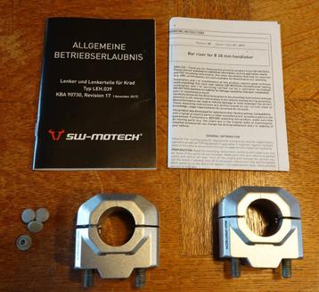 SW-Motech 30 mm stuurverhogers voor stuur Ø 28,6 mm beschikbaar voor biedingen