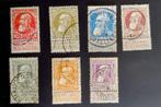 1905, Leopold II, type grove baard, complete serie,gestempel, Koninklijk huis, Ophalen of Verzenden, Gestempeld, Gestempeld