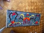 Unieke salontafel met keramische tegelbekleding, Ophalen, 100 tot 150 cm, 50 tot 100 cm, Zo goed als nieuw