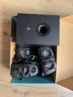 Logitech 5.1 speakers., Computers en Software, Pc speakers, Ophalen, Gebruikt, Audiokanaal 5.1, Logitech