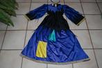 Carnaval Déguisement Robe de sorcière noire et mauve T140!, Enlèvement ou Envoi, Utilisé, 134 à 140, Fille