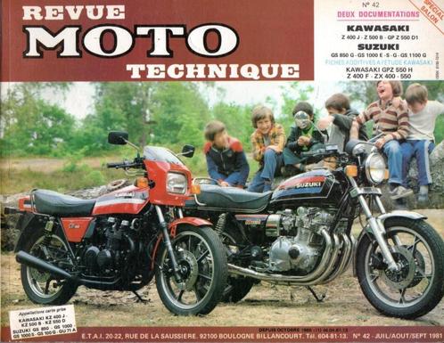 Revue Moto technique 42 - Kawasaki, Suzuki, Motobécane, Livres, Motos, Utilisé, Enlèvement ou Envoi