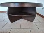 Ronde salontafel, Huis en Inrichting, Tafels | Salontafels, Ophalen, Zo goed als nieuw