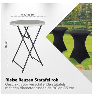 Hoezen te huur voor statafels  beschikbaar voor biedingen