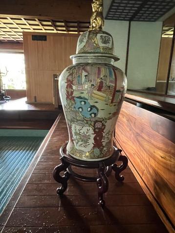 Grande Vase antiquités Chinois 1m30 beschikbaar voor biedingen
