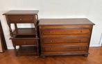Commode et table de nuit en chêne, Maison & Meubles, Enlèvement, Chêne