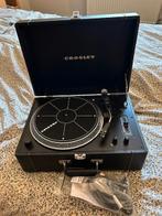 Tourne-disques portable de luxe Crosley CR6250A-BK, noir, Enlèvement ou Envoi, Comme neuf, Tourne-disque