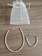 Halsketting en armband eerste communie, Handtassen en Accessoires, Ophalen, Zo goed als nieuw, Armband