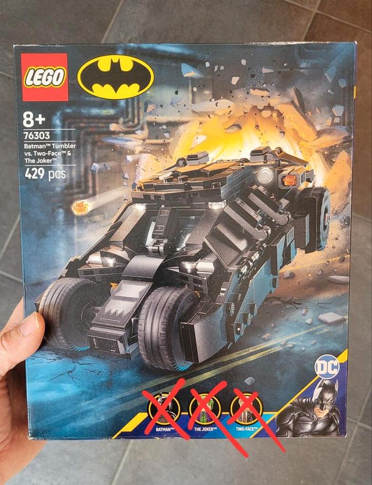Lego 76303 batman Tumbler, Kinderen en Baby's, Speelgoed | Duplo en Lego, Zo goed als nieuw, Lego, Ophalen of Verzenden