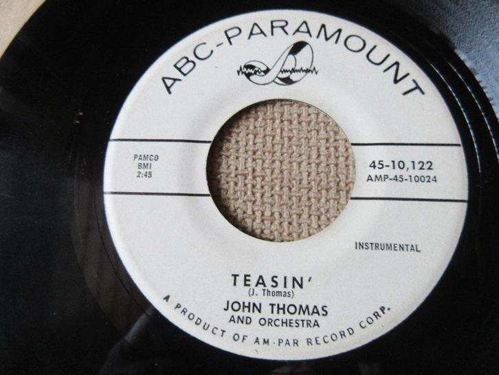 John Thomas - Teasin' / Heartbreak  promo, Antiek en Kunst, Antiek | Tv's en Audio, Ophalen of Verzenden