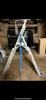 Uitschuifbaar lader met valbeveileging, Doe-het-zelf en Bouw, Ladders en Trappen, Ophalen