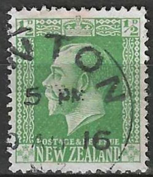 Nieuw Zeeland 1915/1921 - Yvert 163 - George V (ST), Timbres & Monnaies, Timbres | Océanie, Affranchi, Envoi