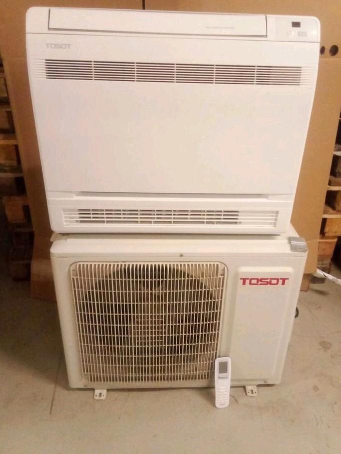 25xAirco split vloermodel Tosot R32 A+++ Plug and Play, Elektronische apparatuur, Airco's, Zo goed als nieuw, Wandairco, 100 m³ of groter