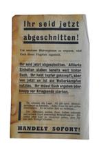 TRAKTEER ONS WW2 IHR SEID JETZT ABGESCHNITTEN (JE BENT NU, Ophalen