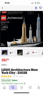 Lego Architecture New York City, Kinderen en Baby's, Speelgoed | Duplo en Lego, Complete set, Lego, Zo goed als nieuw, Ophalen
