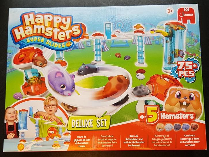 Jumbo Happy Hamsters Deluxe (Nieuw)., Hobby en Vrije tijd, Gezelschapsspellen | Bordspellen, Nieuw, Ophalen of Verzenden