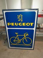 Vintage reclamekast  PEUGEOT-SPARTA/ display met verlichting, Verzamelen, Ophalen