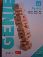 Genie 3.3 Fysica Biotechnische wetenschappen leerschrift 2, Livres, Livres scolaires, Physique, Enlèvement ou Envoi, Van In, Neuf
