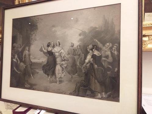 schilderij, Antiek en Kunst, Kunst | Schilderijen | Klassiek, Ophalen of Verzenden
